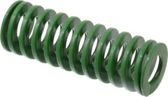 Dayton Lamina - 1-1/4" Hole Diam, 5/8" Rod Diam, 3-1/2" Free Length, Green Die Spring - 22.2 Lb Max Deflection, 1.4" Max Deflection, Light Duty, Chromium Vanadium Steel - Apex Tool & Supply