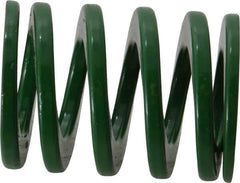 Dayton Lamina - 1-1/2" Hole Diam, 3/4" Rod Diam, 2" Free Length, Green Die Spring - 60.3 Lb Max Deflection, 0.8" Max Deflection, Light Duty, Chromium Vanadium Steel - Apex Tool & Supply