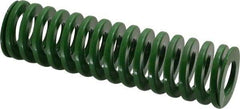 Dayton Lamina - 1-1/2" Hole Diam, 3/4" Rod Diam, 5-1/2" Free Length, Green Die Spring - 19.4 Lb Max Deflection, 2.2" Max Deflection, Light Duty, Chromium Vanadium Steel - Apex Tool & Supply