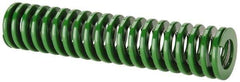 Dayton Lamina - 1-1/2" Hole Diam, 3/4" Rod Diam, 7" Free Length, Green Die Spring - 15 Lb Max Deflection, 2.8" Max Deflection, Light Duty, Chromium Vanadium Steel - Apex Tool & Supply