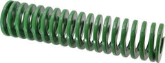 Dayton Lamina - 2" Hole Diam, 1" Rod Diam, 8" Free Length, Green Die Spring - 23.8 Lb Max Deflection, 3.2" Max Deflection, Light Duty, Chromium Vanadium Steel - Apex Tool & Supply