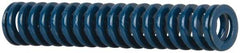 Dayton Lamina - 3/8" Hole Diam, 3/16" Rod Diam, 2" Free Length, Blue Die Spring - 4.92 Lb Max Deflection, 0.75" Max Deflection, Medium Duty, Chromium Vanadium Steel - Apex Tool & Supply