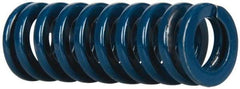 Dayton Lamina - 5/8" Hole Diam, 11/32" Rod Diam, 1-3/4" Free Length, Blue Die Spring - 17.4 Lb Max Deflection, 0.65" Max Deflection, Medium Duty, Chromium Vanadium Steel - Apex Tool & Supply