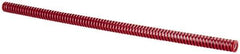 Dayton Lamina - 1/2" Hole Diam, 9/32" Rod Diam, 12" Free Length, Red Die Spring - 1.77 Lb Max Deflection, 3.6" Max Deflection, Heavy Duty, Chromium Vanadium Steel - Apex Tool & Supply