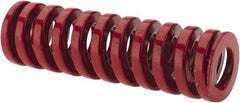 Dayton Lamina - 3/4" Hole Diam, 3/8" Rod Diam, 2-1/2" Free Length, Red Die Spring - 44 Lb Max Deflection, 0.76" Max Deflection, Heavy Duty, Chromium Vanadium Steel - Apex Tool & Supply