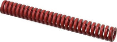 Dayton Lamina - 3/4" Hole Diam, 3/8" Rod Diam, 6" Free Length, Red Die Spring - 17.6 Lb Max Deflection, 1.8" Max Deflection, Heavy Duty, Chromium Vanadium Steel - Apex Tool & Supply