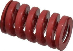 Dayton Lamina - 1" Hole Diam, 1/2" Rod Diam, 1-3/4" Free Length, Red Die Spring - 109 Lb Max Deflection, 0.52" Max Deflection, Heavy Duty, Chromium Vanadium Steel - Apex Tool & Supply