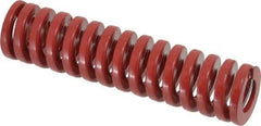 Dayton Lamina - 1" Hole Diam, 1/2" Rod Diam, 4" Free Length, Red Die Spring - 41.8 Lb Max Deflection, 1.2" Max Deflection, Heavy Duty, Chromium Vanadium Steel - Apex Tool & Supply