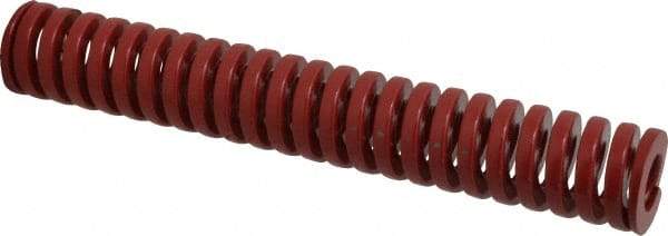 Dayton Lamina - 1-1/4" Hole Diam, 5/8" Rod Diam, 8" Free Length, Red Die Spring - 33 Lb Max Deflection, 2.4" Max Deflection, Heavy Duty, Chromium Vanadium Steel - Apex Tool & Supply