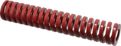 Dayton Lamina - 1-1/2" Hole Diam, 3/4" Rod Diam, 8" Free Length, Red Die Spring - 43.8 Lb Max Deflection, 2.4" Max Deflection, Heavy Duty, Chromium Vanadium Steel - Apex Tool & Supply