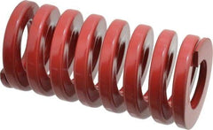 Dayton Lamina - 2" Hole Diam, 1" Rod Diam, 4" Free Length, Red Die Spring - 140 Lb Max Deflection, 1.2" Max Deflection, Heavy Duty, Chromium Vanadium Steel - Apex Tool & Supply