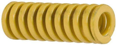 Dayton Lamina - 3/8" Hole Diam, 3/16" Rod Diam, 1" Free Length, Yellow Die Spring - 18.7 Lb Max Deflection, 0.25" Max Deflection, Extra Heavy Duty, Chromium Vanadium Steel - Apex Tool & Supply