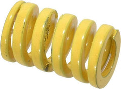 Dayton Lamina - 5/8" Hole Diam, 11/32" Rod Diam, 1" Free Length, Yellow Die Spring - 72.7 Lb Max Deflection, 0.25" Max Deflection, Extra Heavy Duty, Chromium Vanadium Steel - Apex Tool & Supply