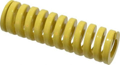 Dayton Lamina - 1-1/2" Hole Diam, 3/4" Rod Diam, 5" Free Length, Yellow Die Spring - 108 Lb Max Deflection, 1.25" Max Deflection, Extra Heavy Duty, Chromium Vanadium Steel - Apex Tool & Supply