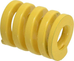 Dayton Lamina - 2" Hole Diam, 1" Rod Diam, 2-1/2" Free Length, Yellow Die Spring - 414 Lb Max Deflection, 0.63" Max Deflection, Extra Heavy Duty, Chromium Vanadium Steel - Apex Tool & Supply