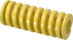 Dayton Lamina - 2" Hole Diam, 1" Rod Diam, 5" Free Length, Yellow Die Spring - 179 Lb Max Deflection, 1.25" Max Deflection, Extra Heavy Duty, Chromium Vanadium Steel - Apex Tool & Supply