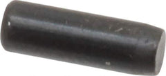 Holo-Krome - 1/8" Diam x 3/8" Pin Length Grade 8 Alloy Steel Standard Dowel Pin - Black Luster Finish, C 47-58 & C 60 (Surface) Hardness, 1 Beveled & 1 Rounded End - Apex Tool & Supply
