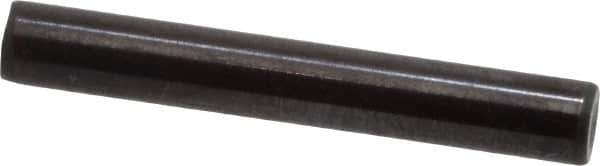 Holo-Krome - 1/8" Diam x 7/8" Pin Length Grade 8 Alloy Steel Standard Dowel Pin - Black Luster Finish, C 47-58 & C 60 (Surface) Hardness, 1 Beveled & 1 Rounded End - Apex Tool & Supply