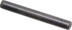 Holo-Krome - 1/8" Diam x 1" Pin Length Grade 8 Alloy Steel Standard Dowel Pin - Black Luster Finish, C 47-58 & C 60 (Surface) Hardness, 1 Beveled & 1 Rounded End - Apex Tool & Supply