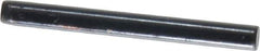Holo-Krome - 1/8" Diam x 1-1/4" Pin Length Grade 8 Alloy Steel Standard Dowel Pin - Black Luster Finish, C 47-58 & C 60 (Surface) Hardness, 1 Beveled & 1 Rounded End - Apex Tool & Supply