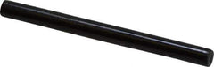 Holo-Krome - 1/8" Diam x 1-1/2" Pin Length Grade 8 Alloy Steel Standard Dowel Pin - Black Luster Finish, C 47-58 & C 60 (Surface) Hardness, 1 Beveled & 1 Rounded End - Apex Tool & Supply