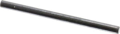 Holo-Krome - 1/8" Diam x 2" Pin Length Grade 8 Alloy Steel Standard Dowel Pin - Black Luster Finish, C 47-58 & C 60 (Surface) Hardness, 1 Beveled & 1 Rounded End - Apex Tool & Supply