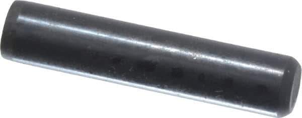 Holo-Krome - 3/16" Diam x 7/8" Pin Length Grade 8 Alloy Steel Standard Dowel Pin - Black Luster Finish, C 47-58 & C 60 (Surface) Hardness, 1 Beveled & 1 Rounded End - Apex Tool & Supply