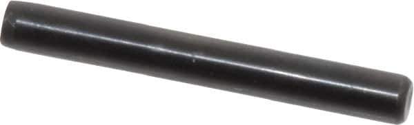 Holo-Krome - 3/16" Diam x 1-1/2" Pin Length Grade 8 Alloy Steel Standard Dowel Pin - Black Luster Finish, C 47-58 & C 60 (Surface) Hardness, 1 Beveled & 1 Rounded End - Apex Tool & Supply