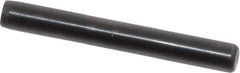 Holo-Krome - 3/16" Diam x 1-1/2" Pin Length Grade 8 Alloy Steel Standard Dowel Pin - Black Luster Finish, C 47-58 & C 60 (Surface) Hardness, 1 Beveled & 1 Rounded End - Apex Tool & Supply