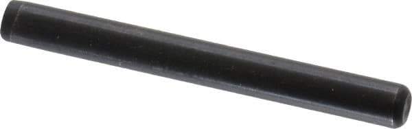 Holo-Krome - 3/16" Diam x 1-3/4" Pin Length Grade 8 Alloy Steel Standard Dowel Pin - Black Luster Finish, C 47-58 & C 60 (Surface) Hardness, 1 Beveled & 1 Rounded End - Apex Tool & Supply