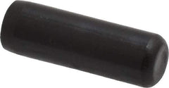 Holo-Krome - 1/4" Diam x 3/4" Pin Length Grade 8 Alloy Steel Standard Dowel Pin - Black Luster Finish, C 47-58 & C 60 (Surface) Hardness, 1 Beveled & 1 Rounded End - Apex Tool & Supply