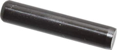 Holo-Krome - 1/4" Diam x 1-1/4" Pin Length Grade 8 Alloy Steel Standard Dowel Pin - Black Luster Finish, C 47-58 & C 60 (Surface) Hardness, 1 Beveled & 1 Rounded End - Apex Tool & Supply