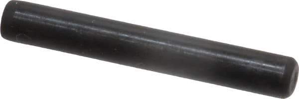 Holo-Krome - 1/4" Diam x 1-3/4" Pin Length Grade 8 Alloy Steel Standard Dowel Pin - Black Luster Finish, C 47-58 & C 60 (Surface) Hardness, 1 Beveled & 1 Rounded End - Apex Tool & Supply