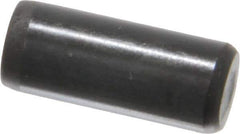 Holo-Krome - 5/16" Diam x 3/4" Pin Length Grade 8 Alloy Steel Standard Dowel Pin - Black Luster Finish, C 47-58 & C 60 (Surface) Hardness, 1 Beveled & 1 Rounded End - Apex Tool & Supply