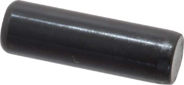 Holo-Krome - 5/16" Diam x 1" Pin Length Grade 8 Alloy Steel Standard Dowel Pin - Black Luster Finish, C 47-58 & C 60 (Surface) Hardness, 1 Beveled & 1 Rounded End - Apex Tool & Supply