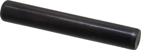 Holo-Krome - 5/16" Diam x 2" Pin Length Grade 8 Alloy Steel Standard Dowel Pin - Black Luster Finish, C 47-58 & C 60 (Surface) Hardness, 1 Beveled & 1 Rounded End - Apex Tool & Supply