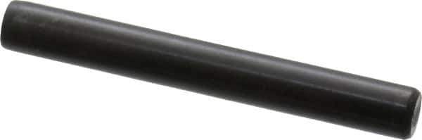 Holo-Krome - 5/16" Diam x 2-1/2" Pin Length Grade 8 Alloy Steel Standard Dowel Pin - Black Luster Finish, C 47-58 & C 60 (Surface) Hardness, 1 Beveled & 1 Rounded End - Apex Tool & Supply