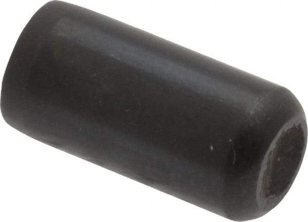 Holo-Krome - 3/8" Diam x 3/4" Pin Length Grade 8 Alloy Steel Standard Dowel Pin - Black Luster Finish, C 47-58 & C 60 (Surface) Hardness, 1 Beveled & 1 Rounded End - Apex Tool & Supply
