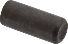Holo-Krome - 3/8" Diam x 7/8" Pin Length Grade 8 Alloy Steel Standard Dowel Pin - Black Luster Finish, C 47-58 & C 60 (Surface) Hardness, 1 Beveled & 1 Rounded End - Apex Tool & Supply