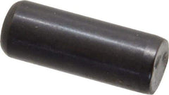 Holo-Krome - 3/8" Diam x 1" Pin Length Grade 8 Alloy Steel Standard Dowel Pin - Black Luster Finish, C 47-58 & C 60 (Surface) Hardness, 1 Beveled & 1 Rounded End - Apex Tool & Supply