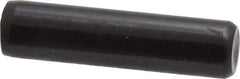Holo-Krome - 3/8" Diam x 1-1/2" Pin Length Grade 8 Alloy Steel Standard Dowel Pin - Black Luster Finish, C 47-58 & C 60 (Surface) Hardness, 1 Beveled & 1 Rounded End - Apex Tool & Supply