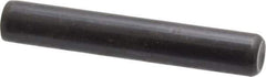 Holo-Krome - 3/8" Diam x 2-1/4" Pin Length Grade 8 Alloy Steel Standard Dowel Pin - Black Luster Finish, C 47-58 & C 60 (Surface) Hardness, 1 Beveled & 1 Rounded End - Apex Tool & Supply
