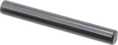 Holo-Krome - 3/8" Diam x 3" Pin Length Grade 8 Alloy Steel Standard Dowel Pin - Black Luster Finish, C 47-58 & C 60 (Surface) Hardness, 1 Beveled & 1 Rounded End - Apex Tool & Supply