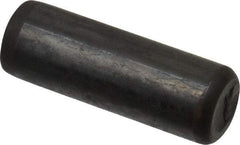 Holo-Krome - 7/16" Diam x 1-1/4" Pin Length Grade 8 Alloy Steel Standard Dowel Pin - Black Luster Finish, C 47-58 & C 60 (Surface) Hardness, 1 Beveled & 1 Rounded End - Apex Tool & Supply