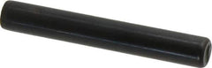 Holo-Krome - 7/16" Diam x 3" Pin Length Grade 8 Alloy Steel Standard Dowel Pin - Black Luster Finish, C 47-58 & C 60 (Surface) Hardness, 1 Beveled & 1 Rounded End - Apex Tool & Supply