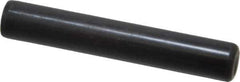 Holo-Krome - 1/2" Diam x 3" Pin Length Grade 8 Alloy Steel Standard Dowel Pin - Black Luster Finish, C 47-58 & C 60 (Surface) Hardness, 1 Beveled & 1 Rounded End - Apex Tool & Supply