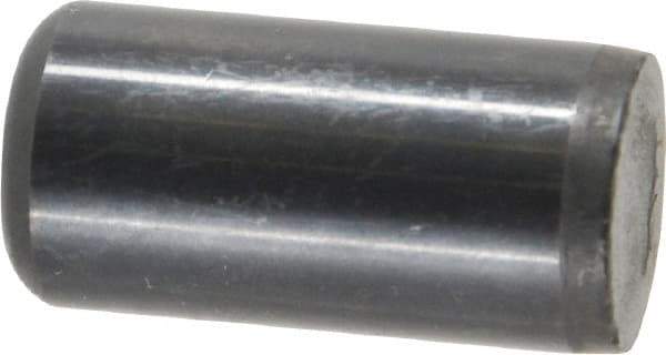 Holo-Krome - 5/8" Diam x 1-1/4" Pin Length Grade 8 Alloy Steel Standard Dowel Pin - Black Luster Finish, C 47-58 & C 60 (Surface) Hardness, 1 Beveled & 1 Rounded End - Apex Tool & Supply