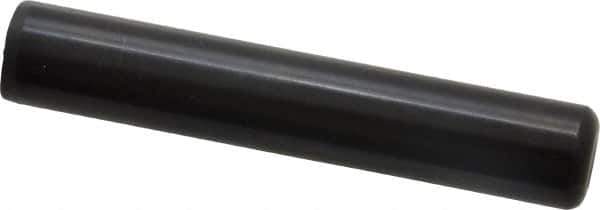 Holo-Krome - 5/8" Diam x 3-1/2" Pin Length Grade 8 Alloy Steel Standard Dowel Pin - Black Luster Finish, C 47-58 & C 60 (Surface) Hardness, 1 Beveled & 1 Rounded End - Apex Tool & Supply