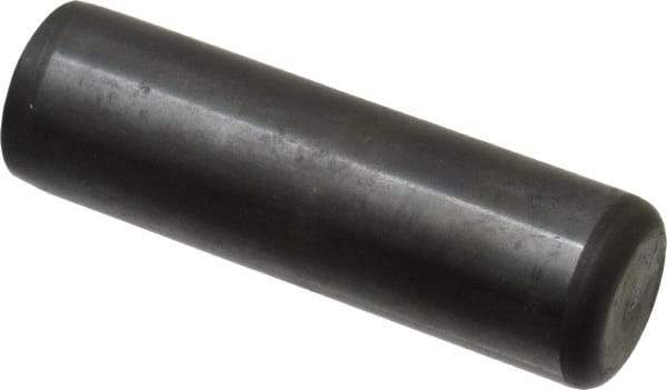Holo-Krome - 3/4" Diam x 2-1/2" Pin Length Grade 8 Alloy Steel Standard Dowel Pin - Black Luster Finish, C 47-58 & C 60 (Surface) Hardness, 1 Beveled & 1 Rounded End - Apex Tool & Supply
