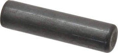 Holo-Krome - 3/4" Diam x 3" Pin Length Grade 8 Alloy Steel Standard Dowel Pin - Black Luster Finish, C 47-58 & C 60 (Surface) Hardness, 1 Beveled & 1 Rounded End - Apex Tool & Supply
